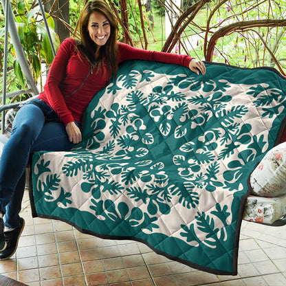 Hawaii Premium Quilt Quilt Tradition Turquoise
