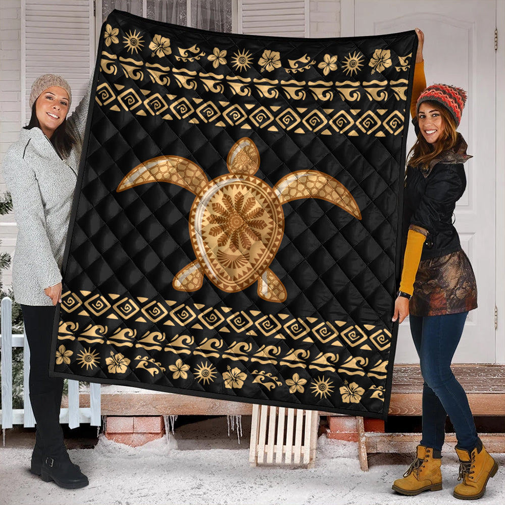 Hawaii Premium Quilt Traditional Turtle Pattern