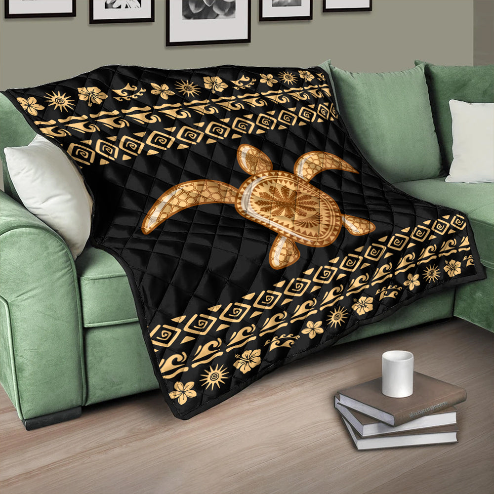 Hawaii Premium Quilt Traditional Turtle Pattern