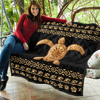 Hawaii Premium Quilt Traditional Turtle Pattern