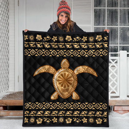 Hawaii Premium Quilt Traditional Turtle Pattern