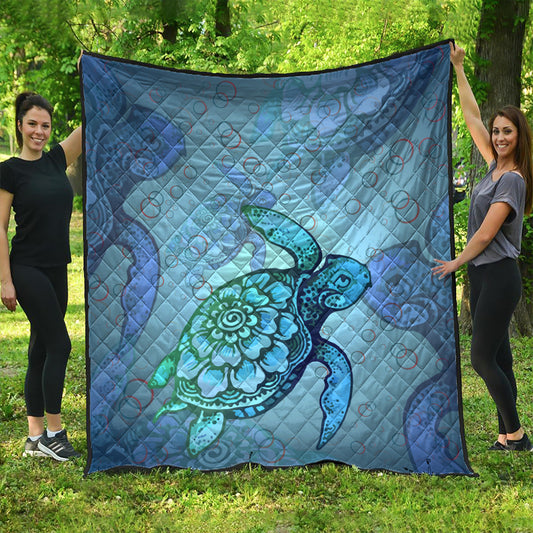 Hawaii Premium Quilt Turtle Beauty