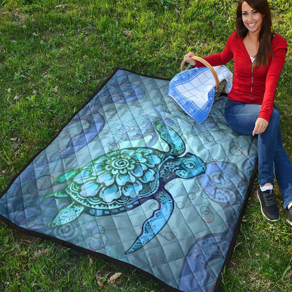 Hawaii Premium Quilt Turtle Beauty