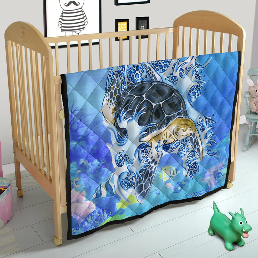 Hawaii Premium Quilt Turtle Cool