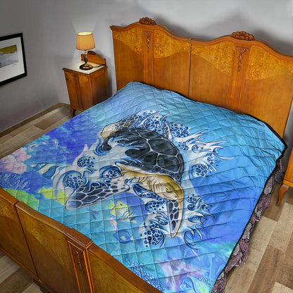 Hawaii Premium Quilt Turtle Cool