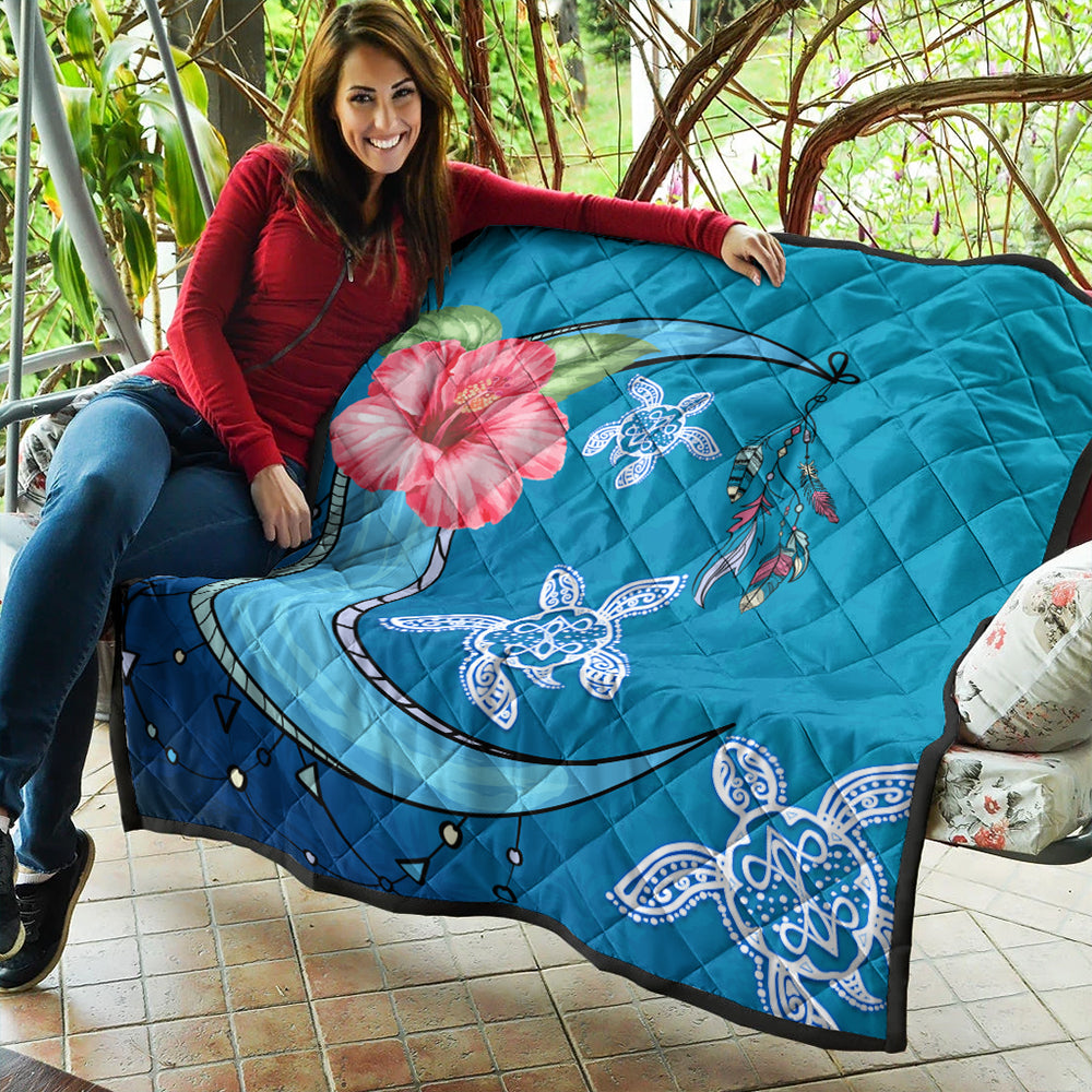 Hawaii Premium Quilt Turtle Moon Dream