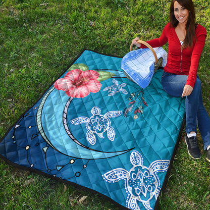 Hawaii Premium Quilt Turtle Moon Dream