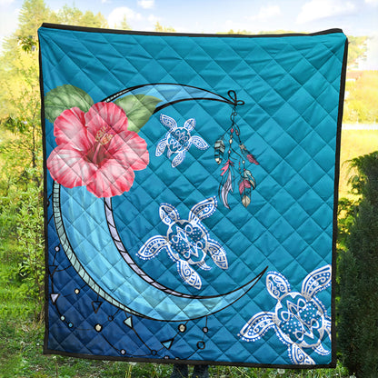 Hawaii Premium Quilt Turtle Moon Dream