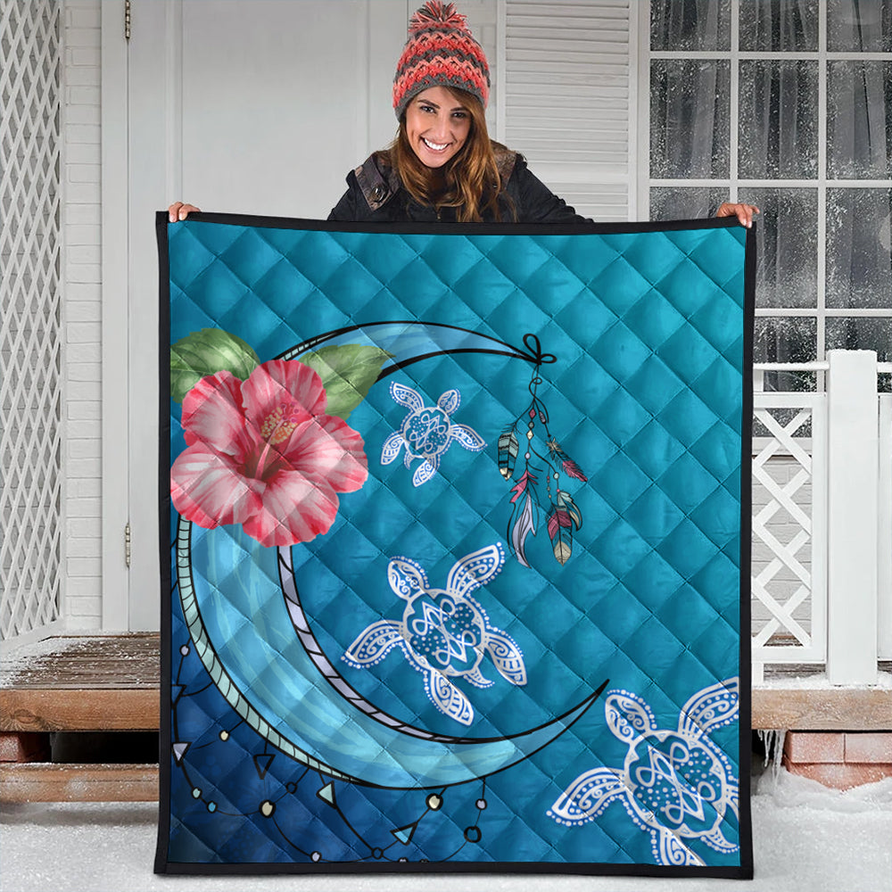 Hawaii Premium Quilt Turtle Moon Dream
