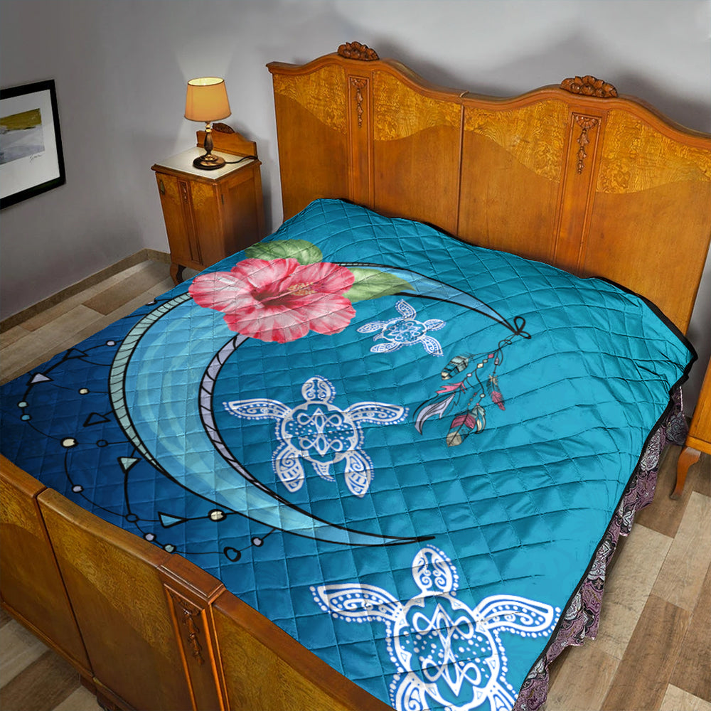 Hawaii Premium Quilt Turtle Moon Dream