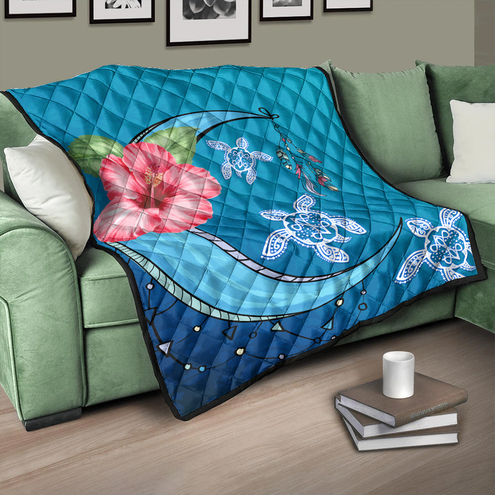 Hawaii Premium Quilt Turtle Moon Dream