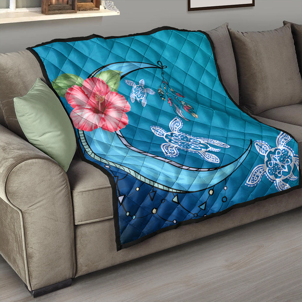 Hawaii Premium Quilt Turtle Moon Dream