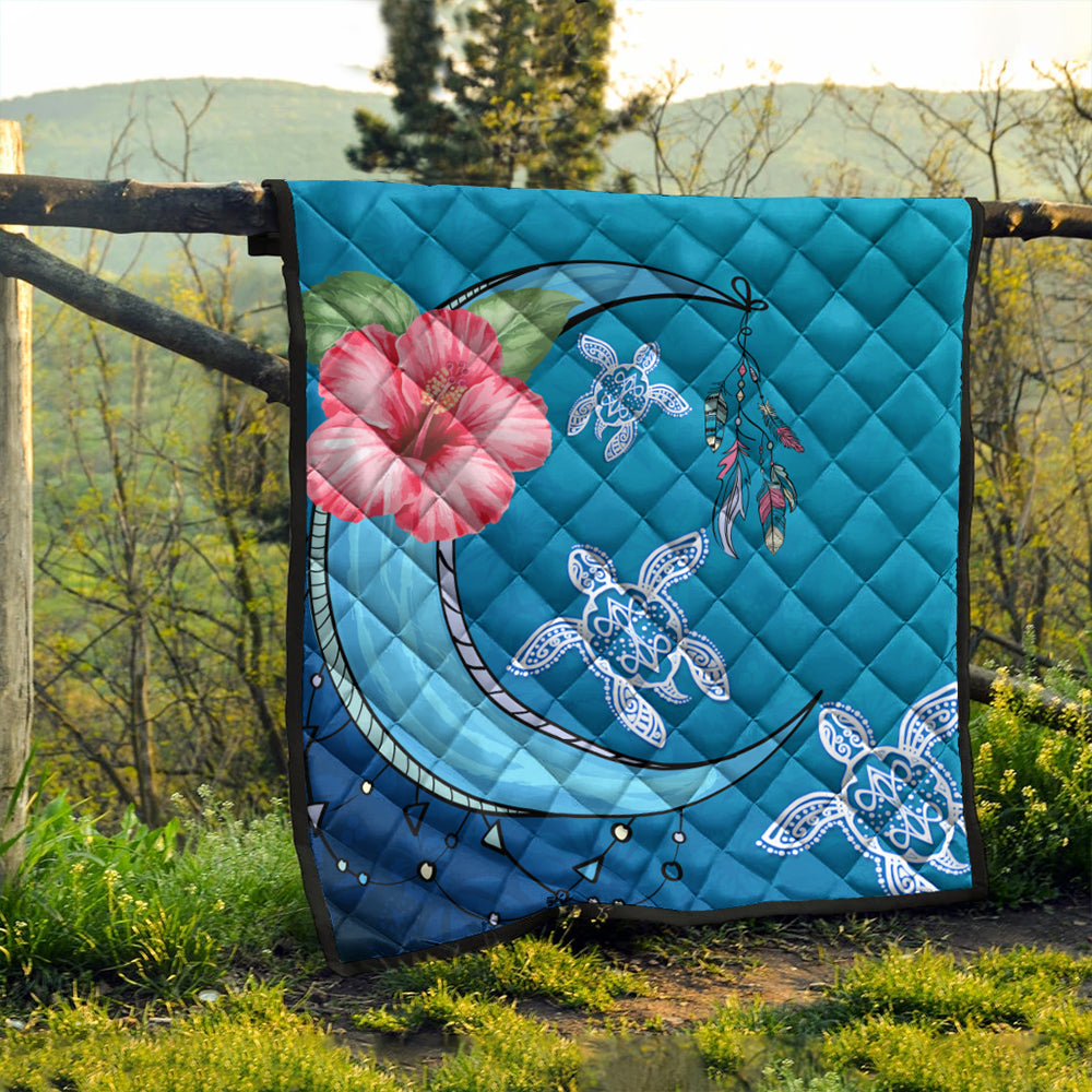Hawaii Premium Quilt Turtle Moon Dream
