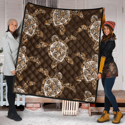 Hawaii Premium Quilt Turtle Plumeria Grown