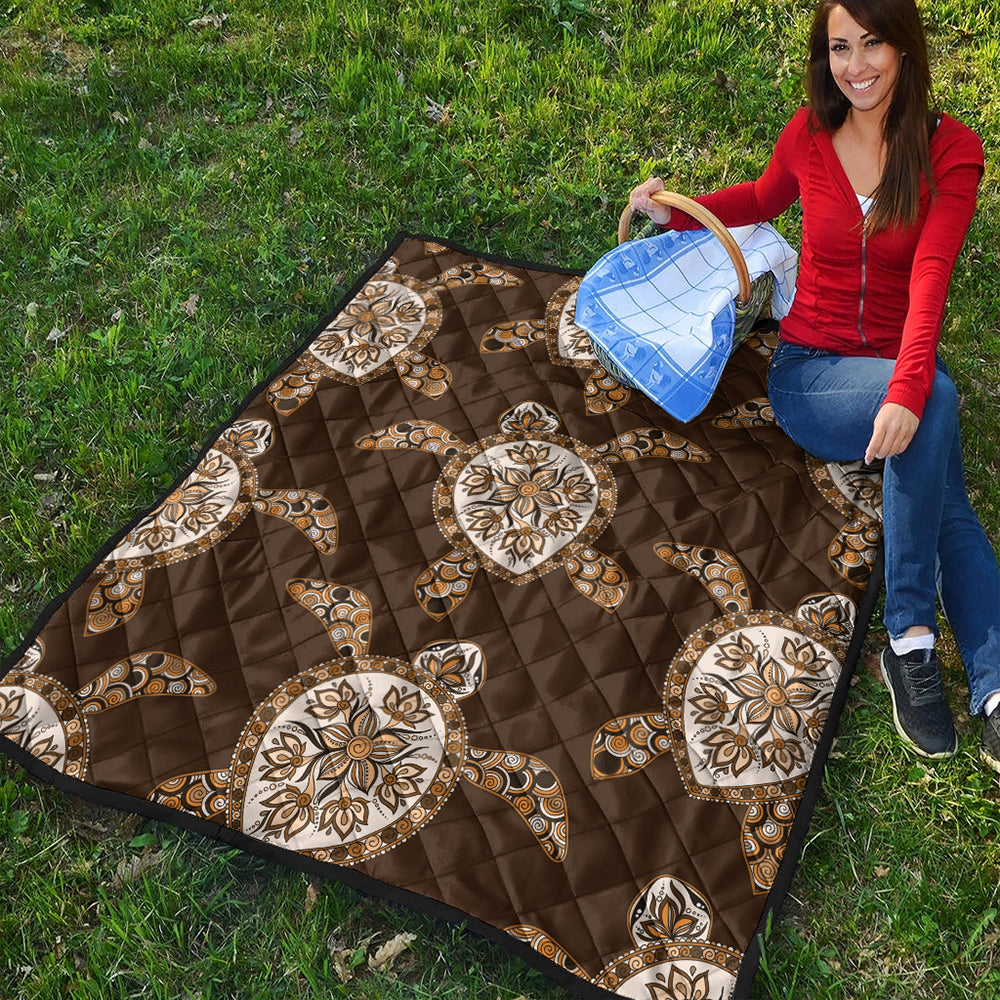 Hawaii Premium Quilt Turtle Plumeria Grown