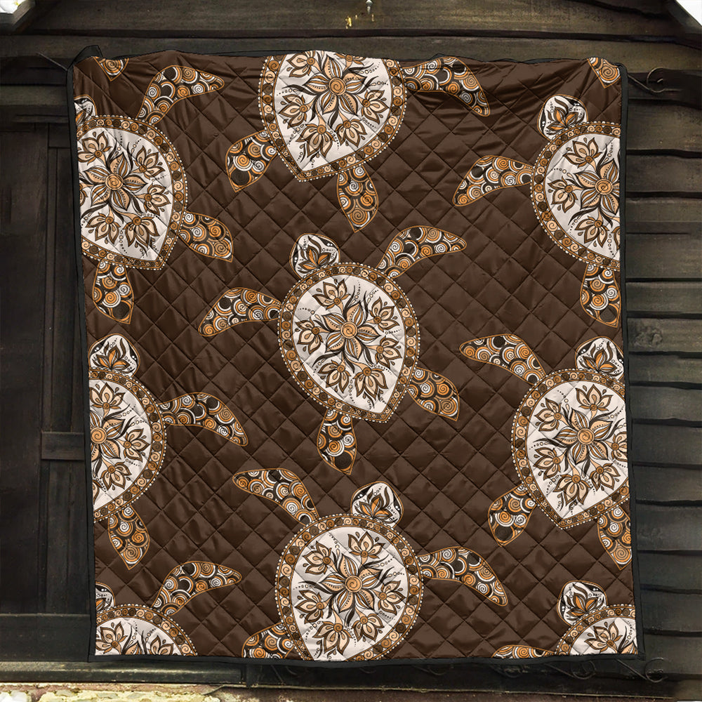 Hawaii Premium Quilt Turtle Plumeria Grown