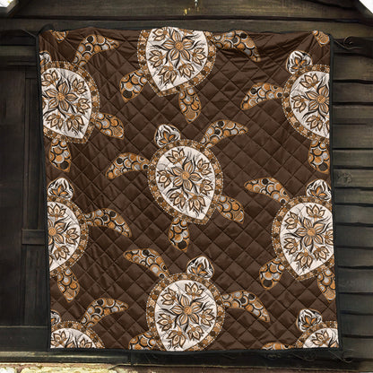 Hawaii Premium Quilt Turtle Plumeria Grown