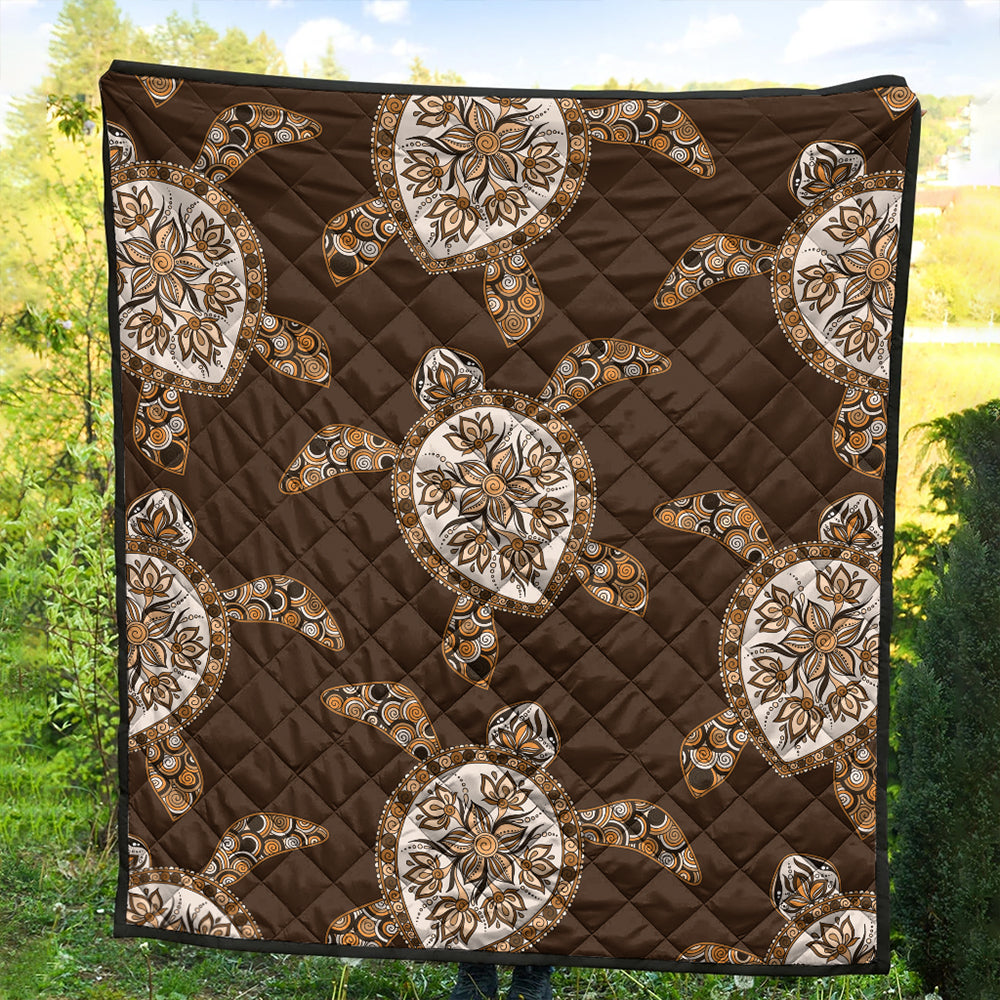 Hawaii Premium Quilt Turtle Plumeria Grown