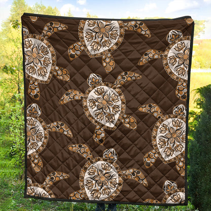 Hawaii Premium Quilt Turtle Plumeria Grown