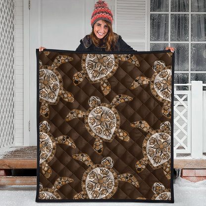 Hawaii Premium Quilt Turtle Plumeria Grown