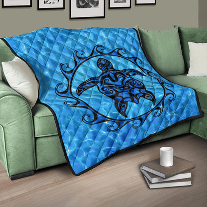 Hawaii Premium Quilt Turtle Polynesia Sea
