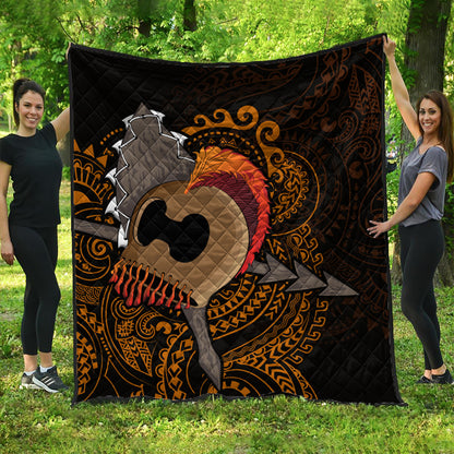 Hawaii Premium Quilt Warrior Helmet Polynesian