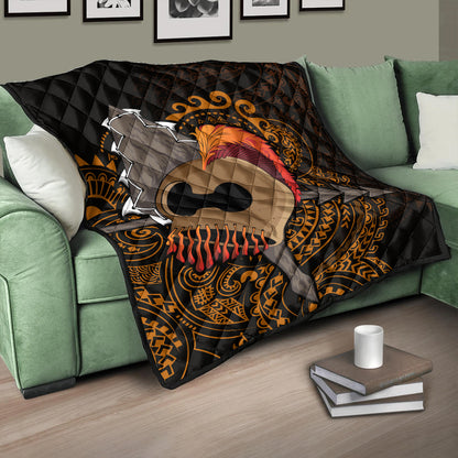 Hawaii Premium Quilt Warrior Helmet Polynesian