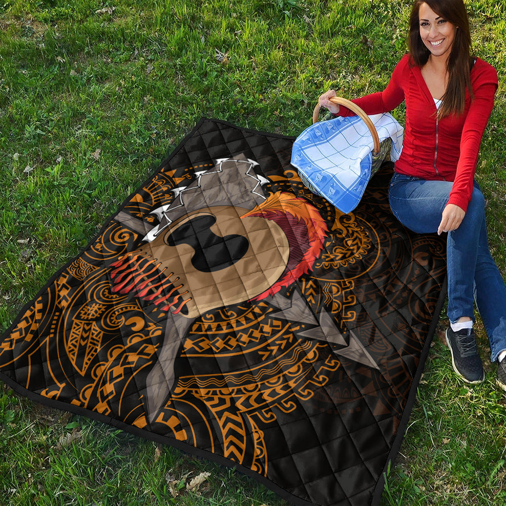 Hawaii Premium Quilt Warrior Helmet Polynesian