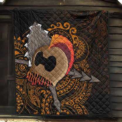 Hawaii Premium Quilt Warrior Helmet Polynesian