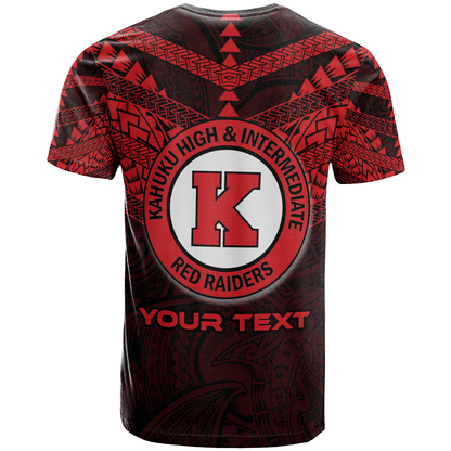 Hawaii Custom Personalised T-Shirt - Kahuku High And Intermediate School Logo