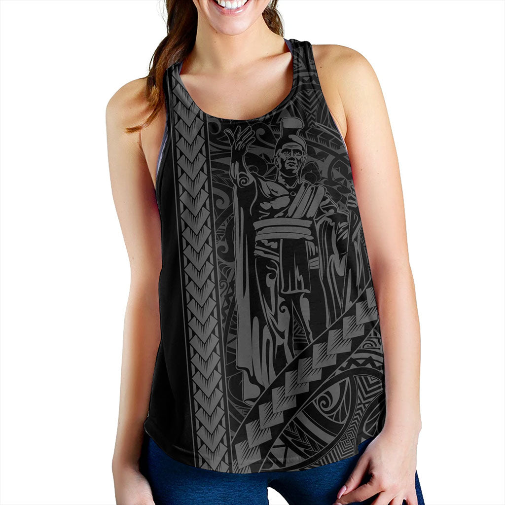 Hawaii Women Tank Tribal Polynesian King Kamehameha