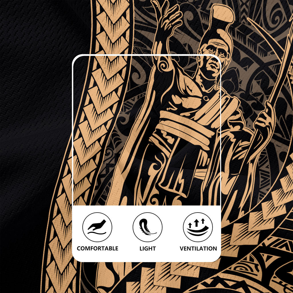 Hawaii Rugby Jersey Tribal Polynesian King Kamehameha