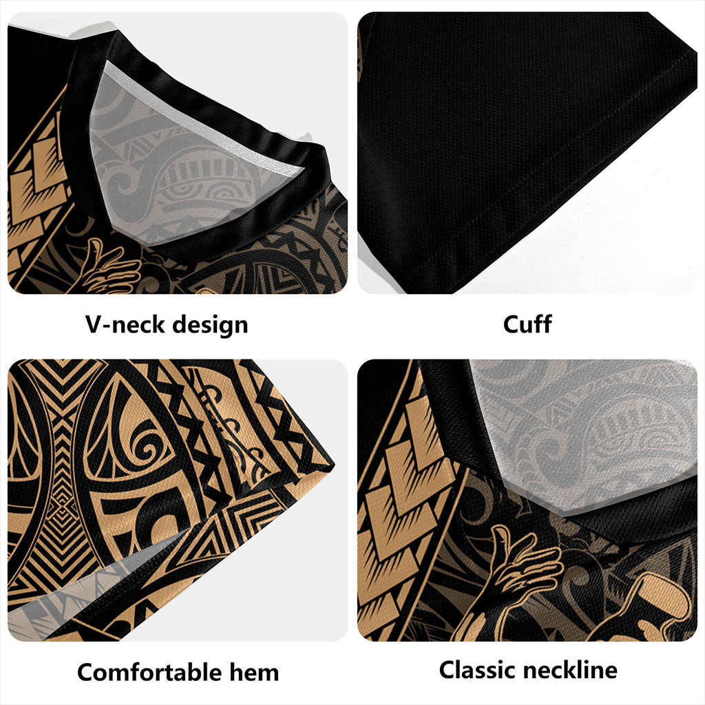 Hawaii Rugby Jersey Tribal Polynesian King Kamehameha