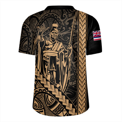 Hawaii Rugby Jersey Tribal Polynesian King Kamehameha