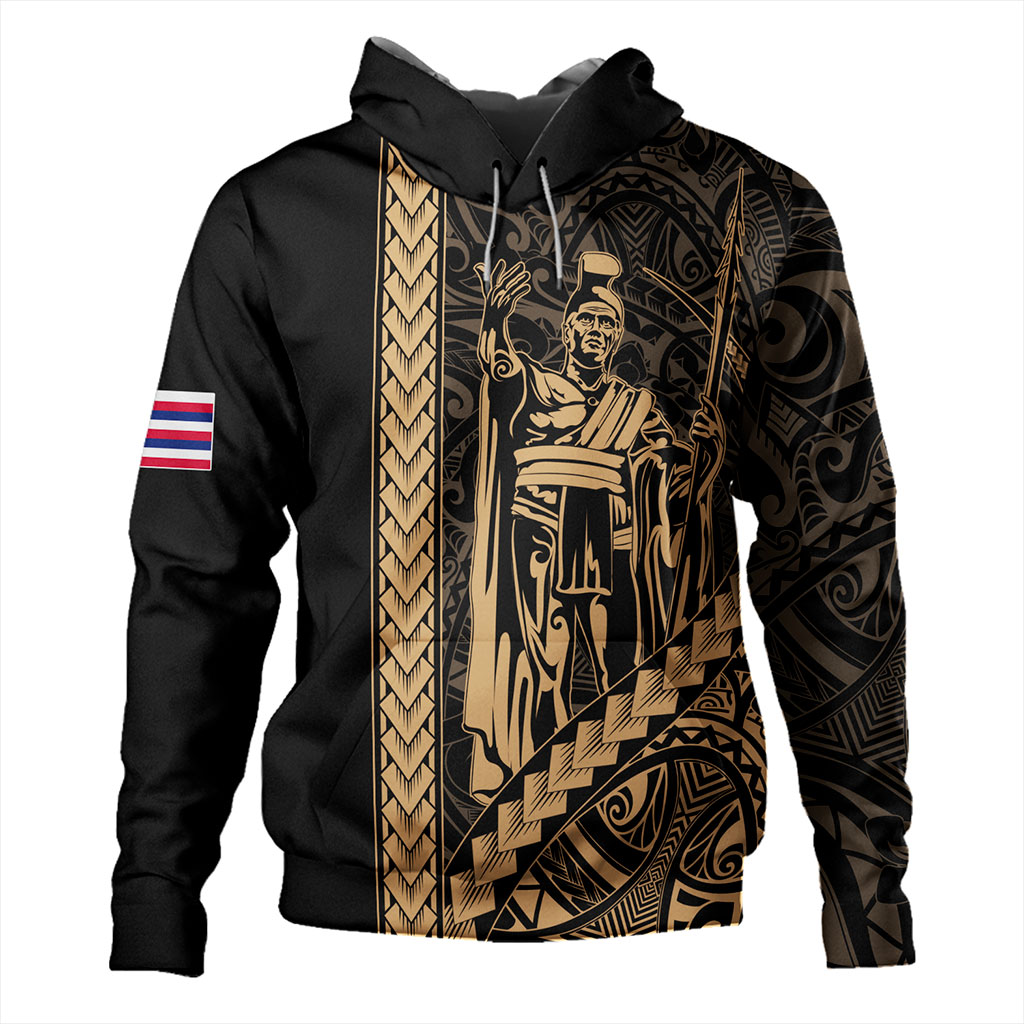 Hawaii Hoodie Tribal Polynesian King Kamehameha