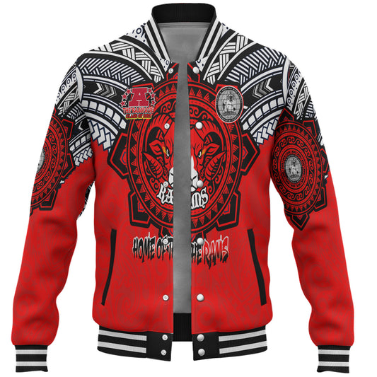 Hawaii Baseball Jacket Custom Radford High School Home Of The RamPage Tribal Style
