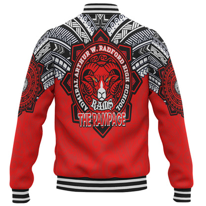 Hawaii Baseball Jacket Custom Radford High School Home Of The RamPage Tribal Style