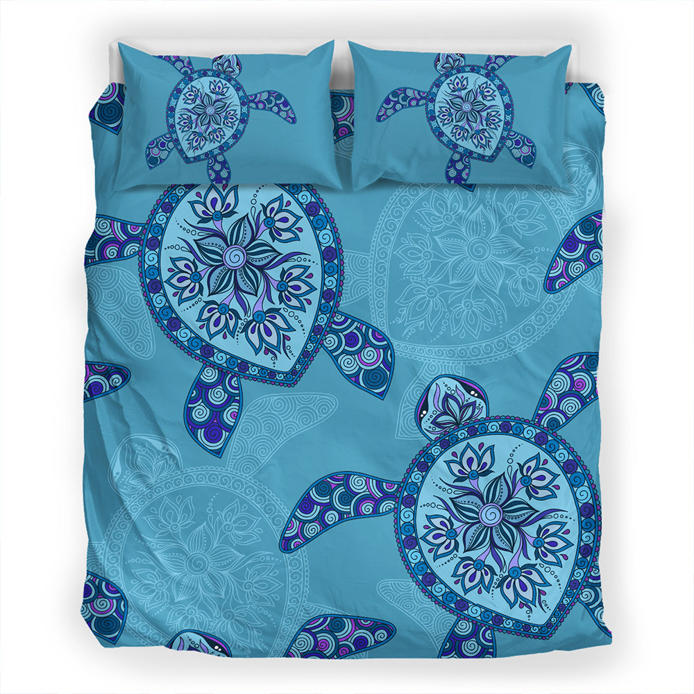 Hawaii Bedding Set Turtle Plumeria