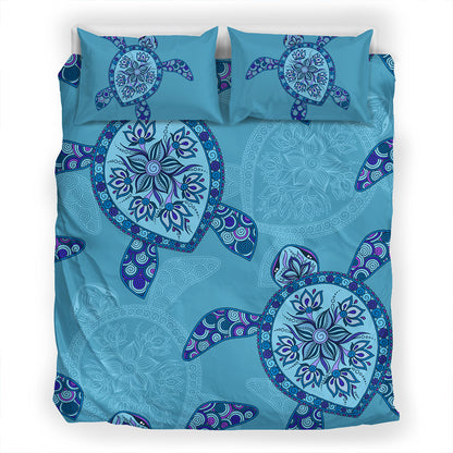 Hawaii Bedding Set Turtle Plumeria