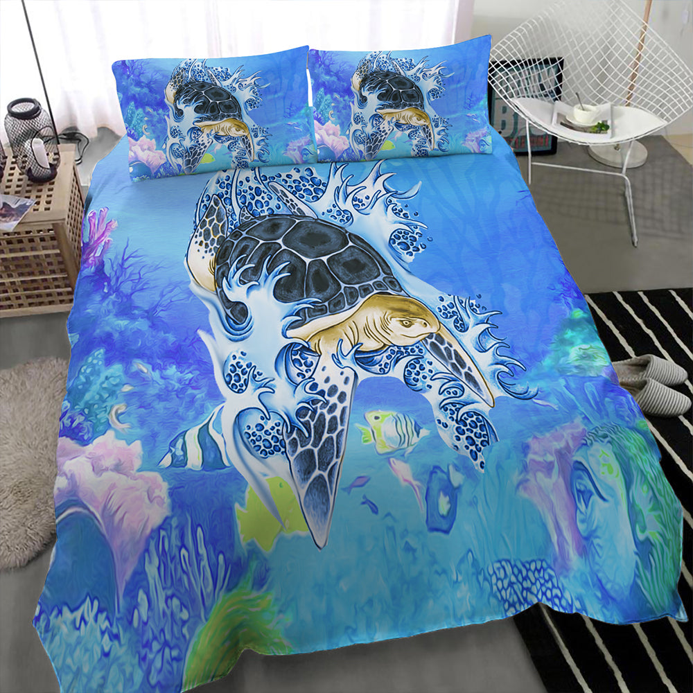 Hawaii Bedding Set Turtle Cool