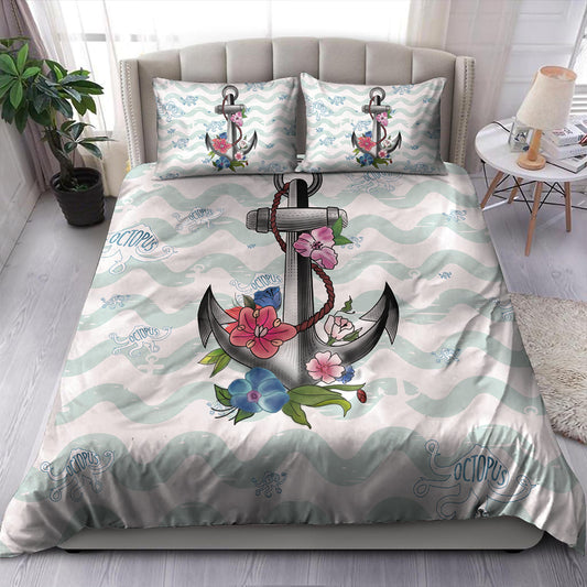 Hawaii Bedding Set Anchor Hibiscus