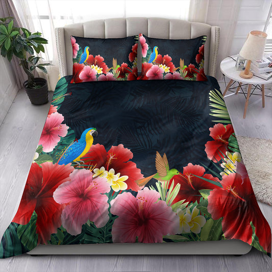Hawaii Bedding Set Forest Hibiscus
