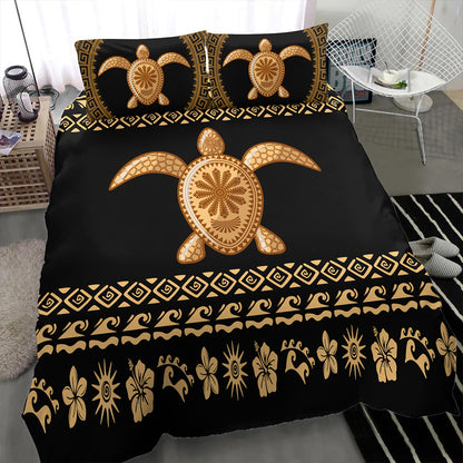 Hawaii Bedding Set Traditional Turtle Pattern