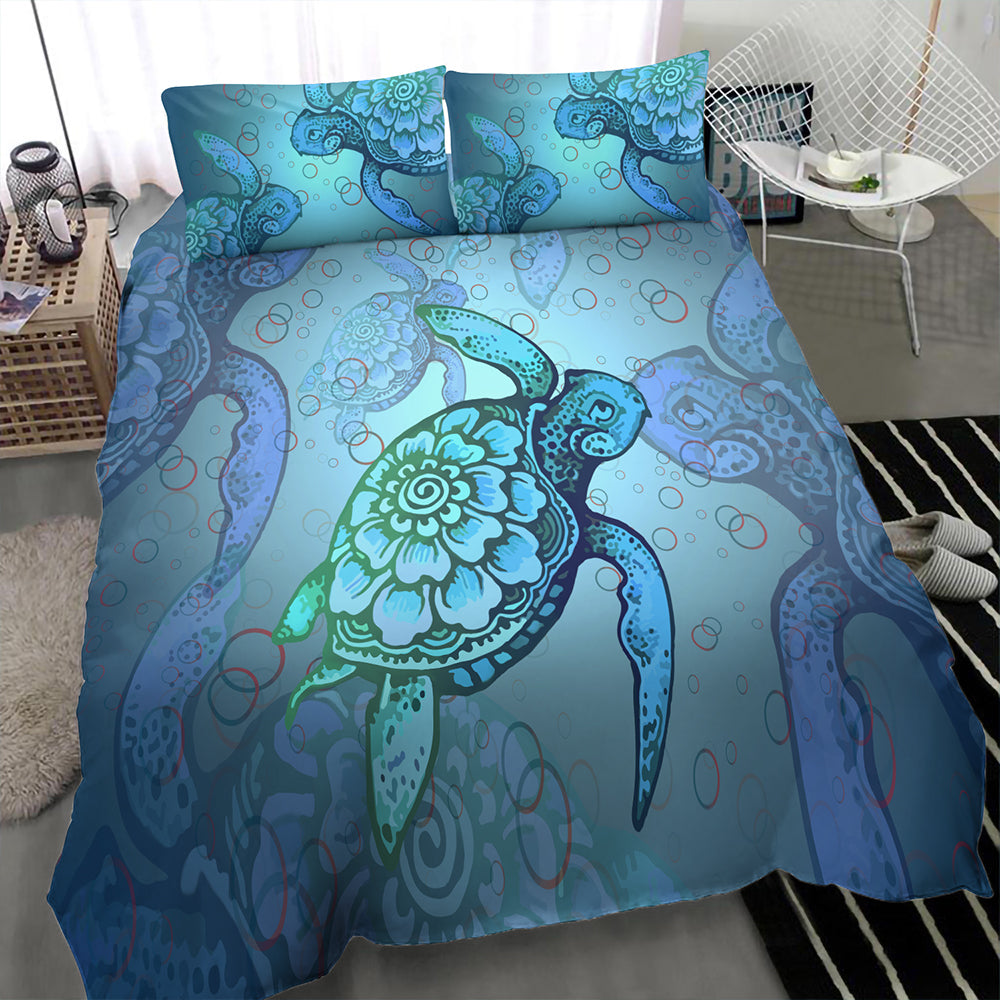 Hawaii Bedding Set Turtle Beauty