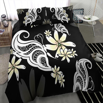 Hawaii Bedding Set Plumeria Butterfly
