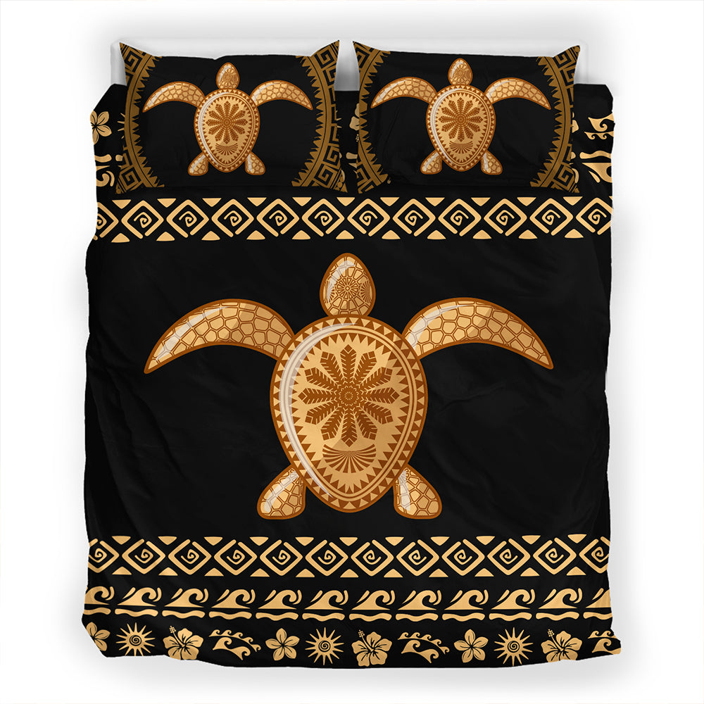 Hawaii Bedding Set Traditional Turtle Pattern