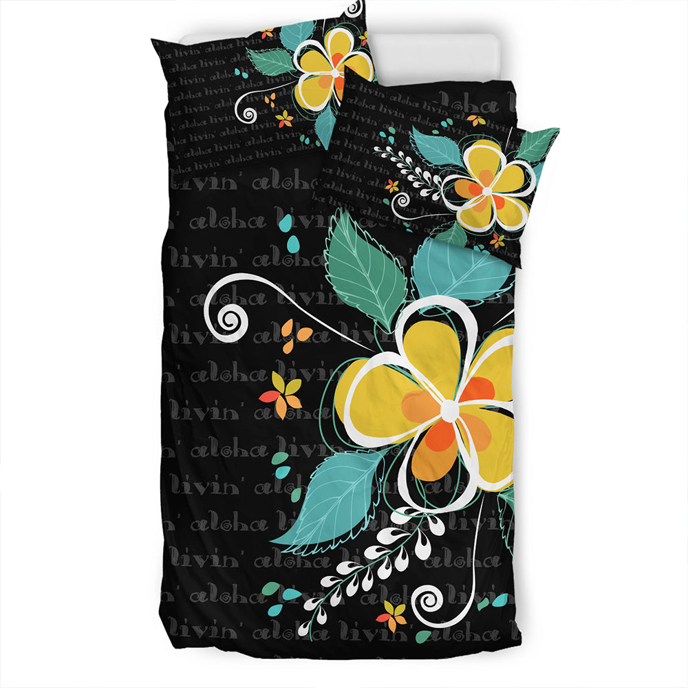 Hawaii Bedding Set Aloha Hibiscus Art