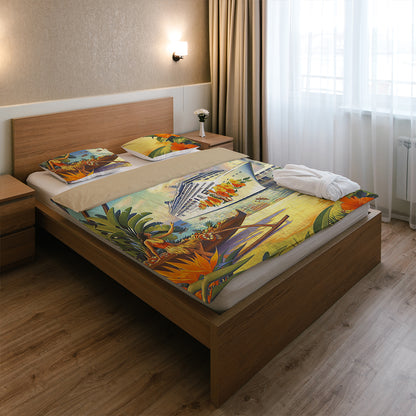 Hawaii Bedding Set Mordern City