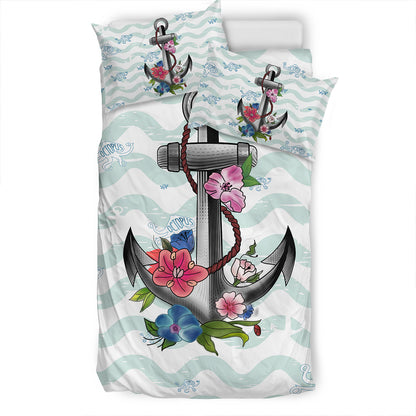 Hawaii Bedding Set Anchor Hibiscus
