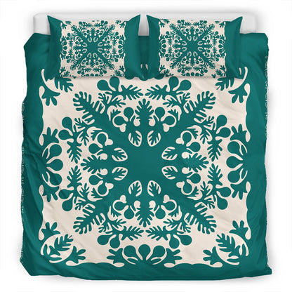 Hawaii Bedding Set Quilt Tradition Turquoise